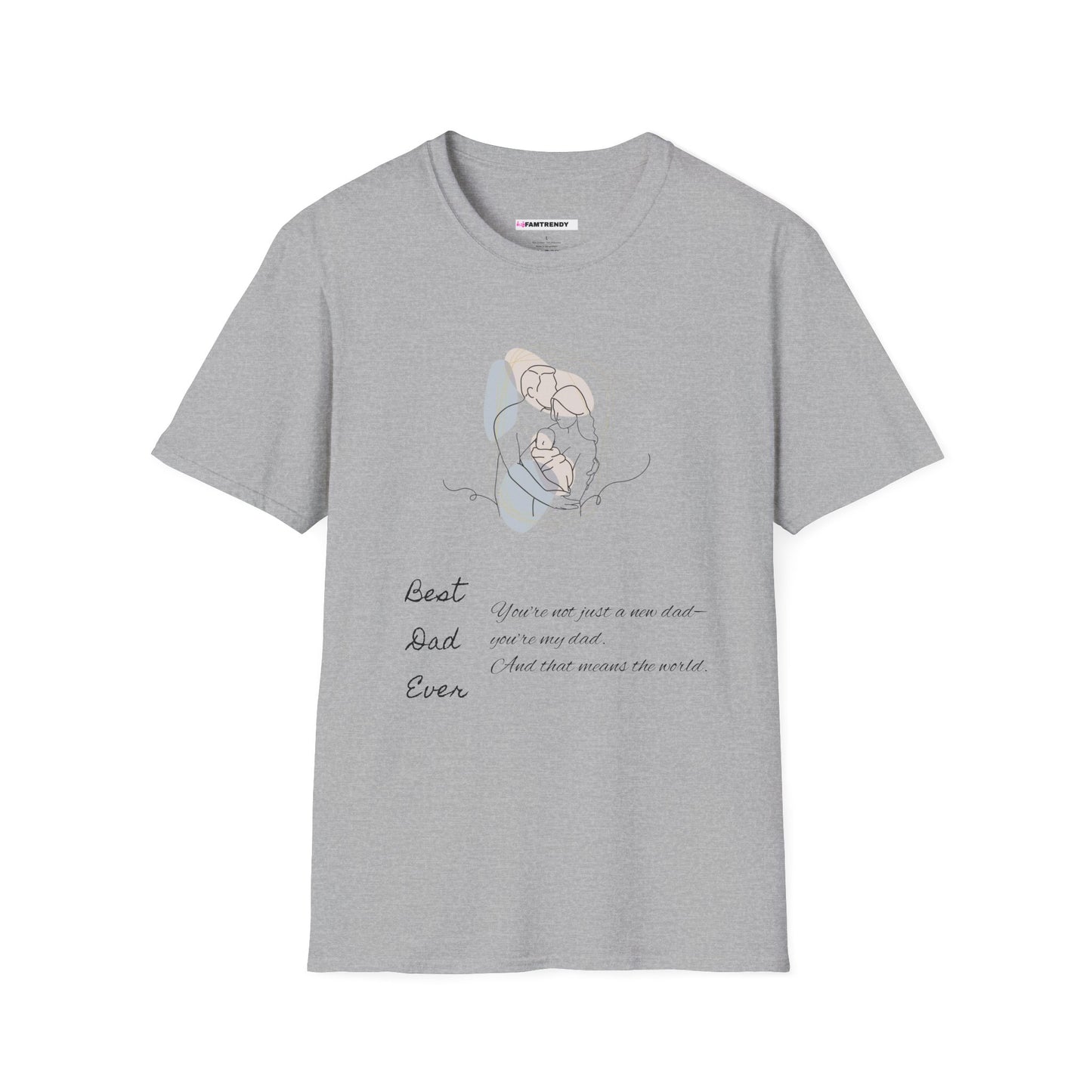Beat Dad Ever Unisex Softstyle T-Shirt | Perfect Father's Day Gift