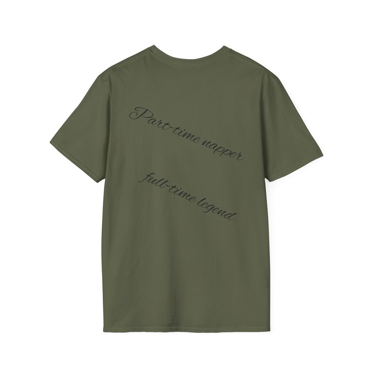 Funny Grandpa T-Shirt, Gift for Grandfather, Part-Time Napper Tee, Full-Time Legend Top, Father's Day Gift, Unisex Softstyle Tee