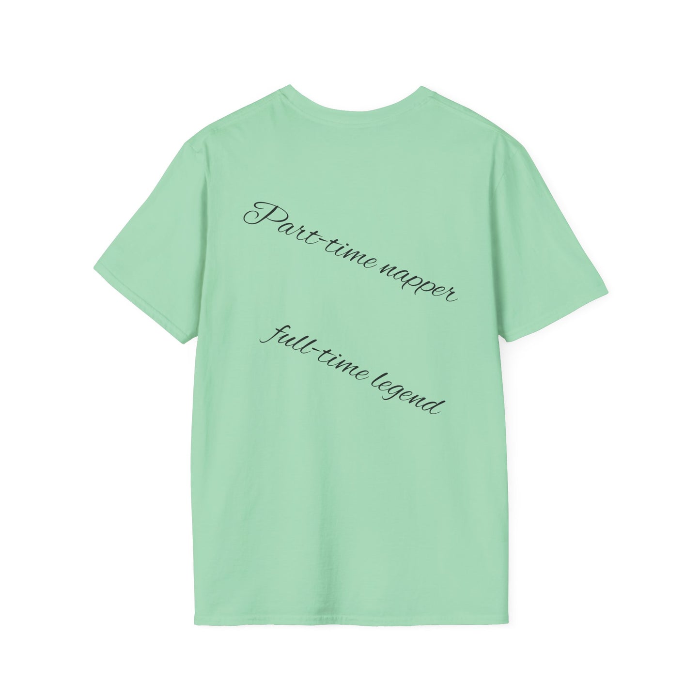 Funny Grandpa T-Shirt, Gift for Grandfather, Part-Time Napper Tee, Full-Time Legend Top, Father's Day Gift, Unisex Softstyle Tee