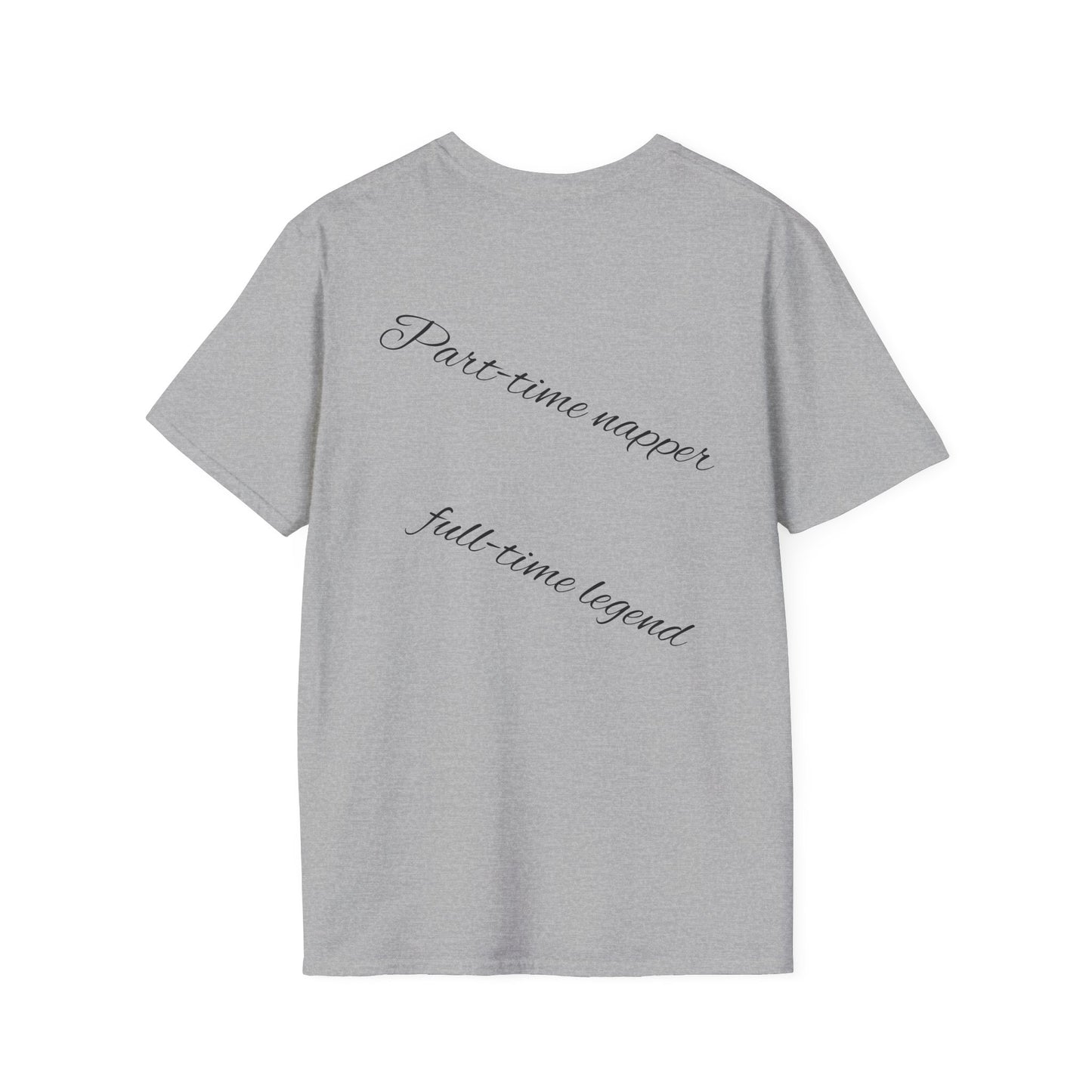 Funny Grandpa T-Shirt, Gift for Grandfather, Part-Time Napper Tee, Full-Time Legend Top, Father's Day Gift, Unisex Softstyle Tee