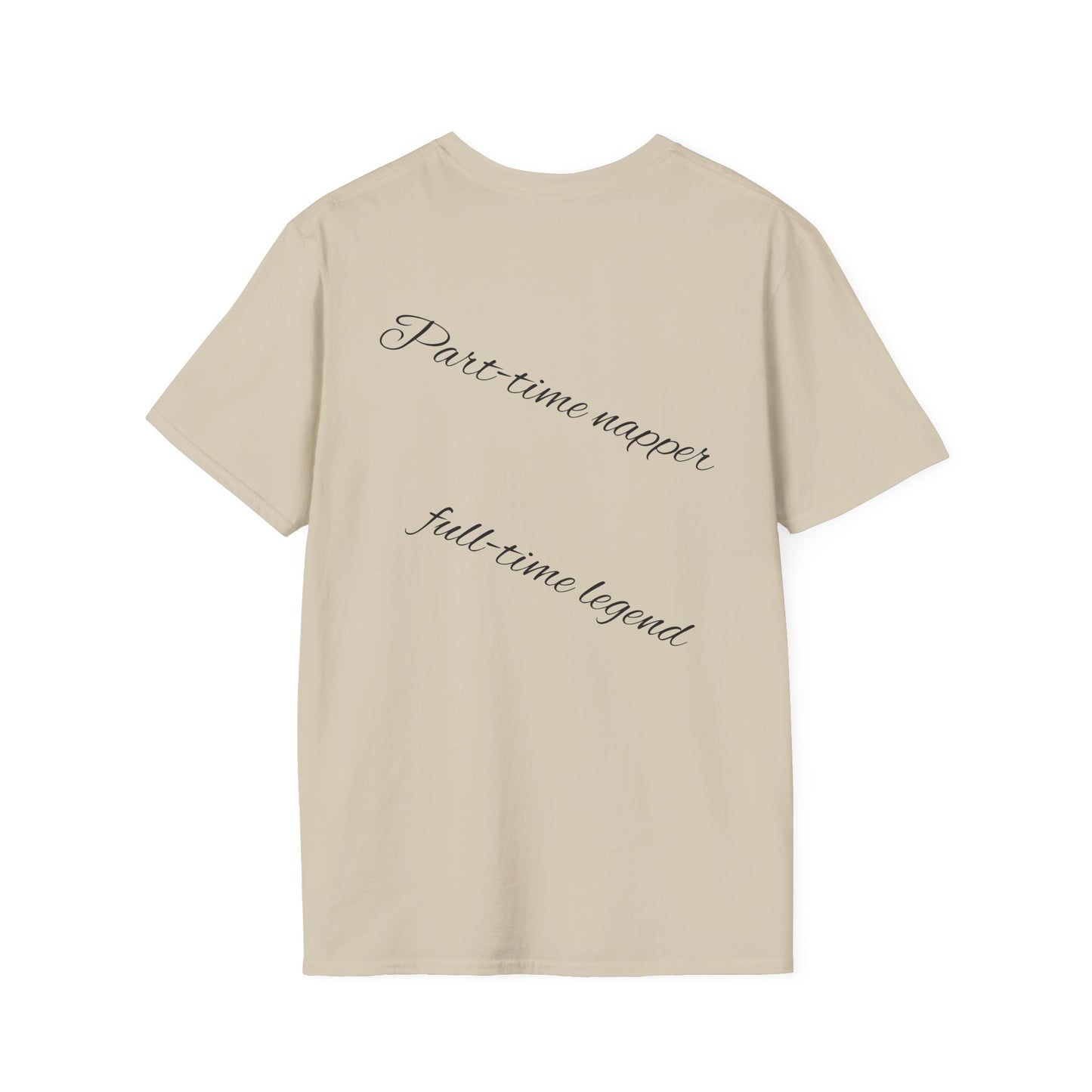 Funny Grandpa T-Shirt, Gift for Grandfather, Part-Time Napper Tee, Full-Time Legend Top, Father's Day Gift, Unisex Softstyle Tee