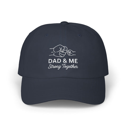 Dad & Me Classic Cap - Strong Together Hat for Father & Child
